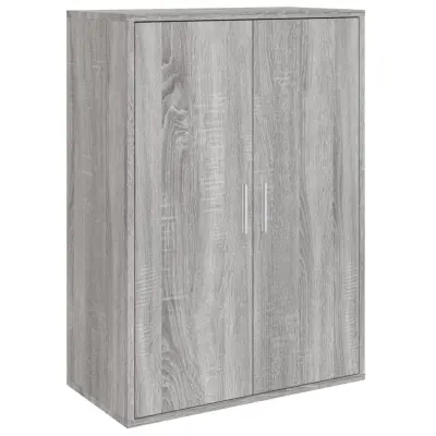 vidaXL Komoda siva sonoma 60x31x84 cm inženirski les