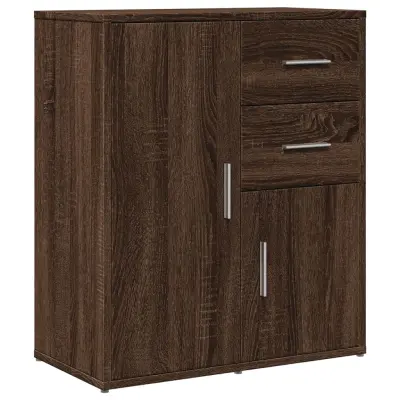 vidaXL Komoda rjavi hrast 60x31x70 cm inženirski les