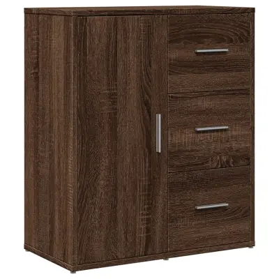 vidaXL Komoda rjavi hrast 60x31x70 cm inženirski les