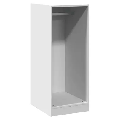 vidaXL Garderobna omara bela 48x41x102 cm iverna plošča