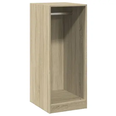 vidaXL Garderobna omara sonoma hrast 48x41x102 cm iverna plošča