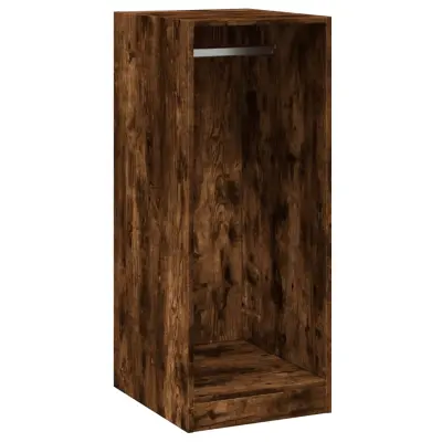 vidaXL Garderobna omara dimljeni hrast 48x41x102 cm inženirski les