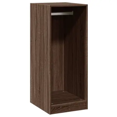 vidaXL Garderobna omara rjavi hrast 48x41x102 cm inženirski les