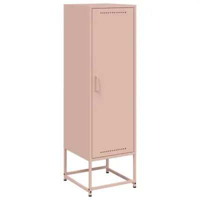 vidaXL Visoka omara roza 36x39x123 cm jeklo
