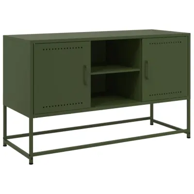 vidaXL Visoka omara bela 36x39x107 cm jeklo
