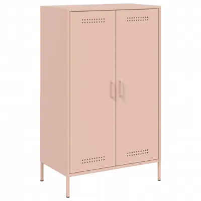 vidaXL Visoka omara roza 68x39x113 cm jeklo