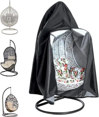 Prevleka za vrtni stol Patio Swing, nepremočljiva in vetrovna prevleka za zunanje pohištvo  S