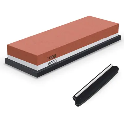Brusilni kamen / brusilec nožev Brynsten z držalom in nosilcem za ostrenje Red