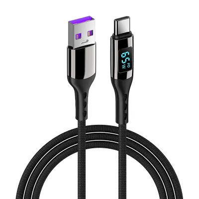 Kabel za hitro polnjenje USB-C PD 100 W Black 2 m
