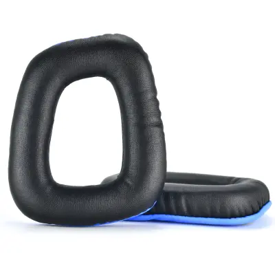 Ušesne blazinice iz PU za Logitech G35 G930 G430 F450 G331 G231 G431 G432 Black+Blue