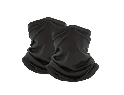 Smučarska maska/grelec za vrat Črna 2 kom Black M