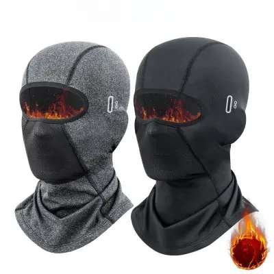 Zimska balaclava kapuca/smučarska maska Black