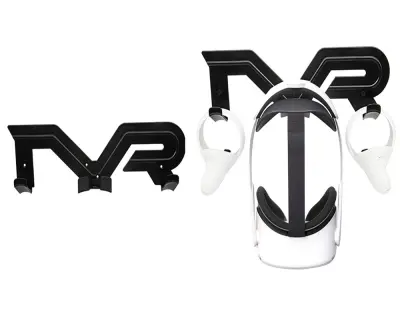 VR stenski kavelj za stojalo za Oculus Quest 1/2/Rifts črn