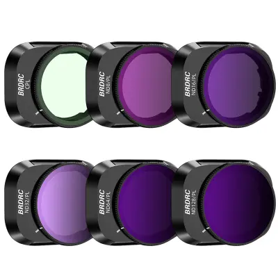 6 paketov CPL+ND8/16/32/64/128PL filtrov za DJI Mini 4 Pro Black