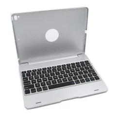 Bluetooth tipkovnica z zaščito iPad Pro 9.7/ Air 1/2 Silver