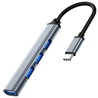 USB Hub, USB-C s 4 vrati USB, 5 Gbps