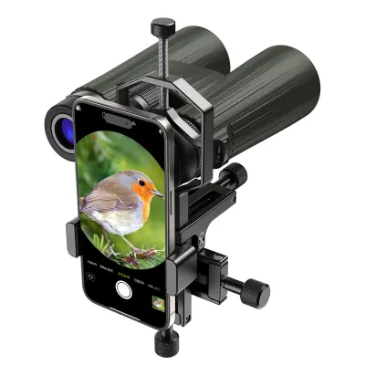 Adapter za teleskopsko kamero - kovinski nastavek za okular za pametni telefon