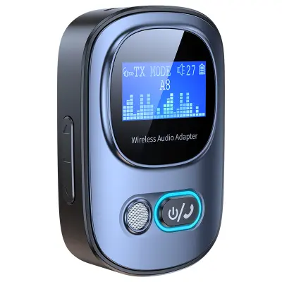 Bluetooth oddajnik in sprejemnik Bluetooth V5.3 Blue