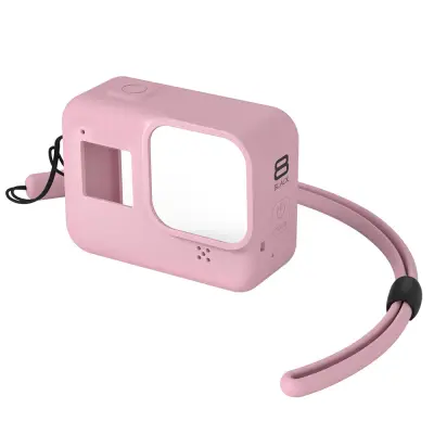 Silikonski ovitek in dodatki za GoPro Hero 8 Black - roza