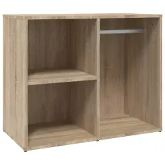 vidaXL Garderobna omarica sonoma hrast 80x40x65 cm konstruiran les