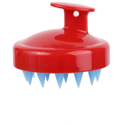Krtača za masažo lasišča in piling Red