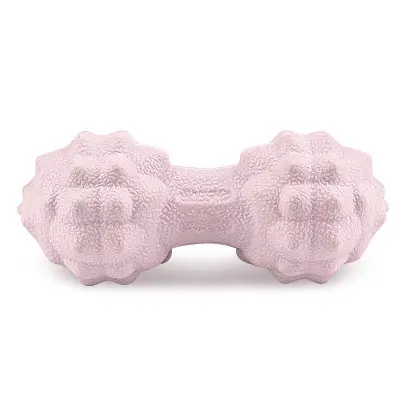 TPR Peanut masažna žoga za globinsko masažo mišične mase Pink