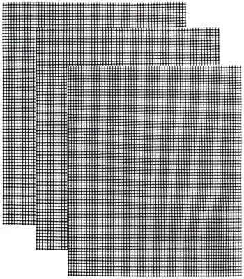 Mreža za žar/podloga za žar Non-stick Black Paket 3 kosov