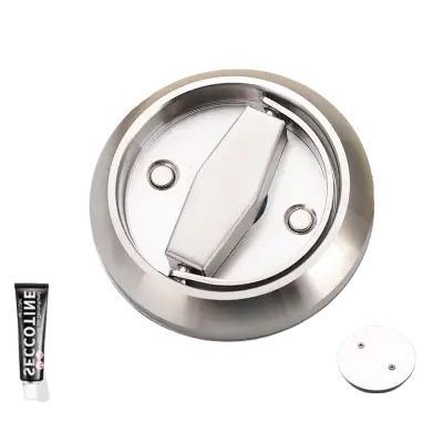 Ključavnica za vrata/pohištvena ključavnica iz nerjavečega jekla Silver