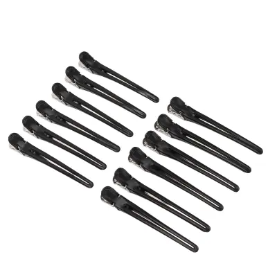 Paket 10 kosov aligatorskih sponk za lase Krokodilska zaponka Black