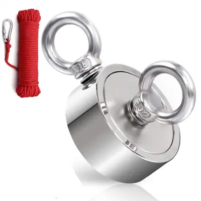 Neodim magnet / magnet za ribolov 65 kg lepilna sila 10 metrska vrv