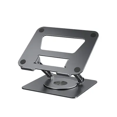 Vrtljivo stojalo iz aluminijeve zlitine za prenosne računalnike Grey