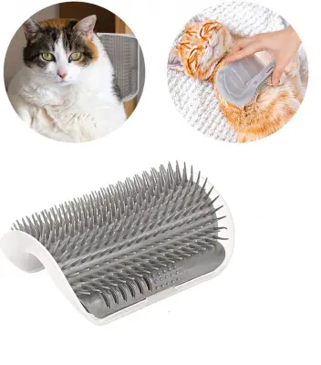 Krtača za samostojno nego Cat Corner Grey