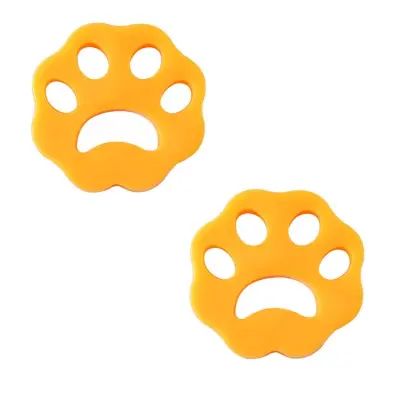 Odstranjevalec dlak hišnih ljubljenčkov za perilo - odstrani pasje/mačje dlake, odstranjevalec vlaken iz pralnega stroja za večkratno uporabo Orange