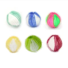 Kroglica za perilo za večkratno uporabo za sušilne stroje, paket 6 kosov MultiColor