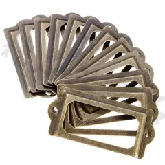 12 Držala za etikete - Kovinske etikete Bronze