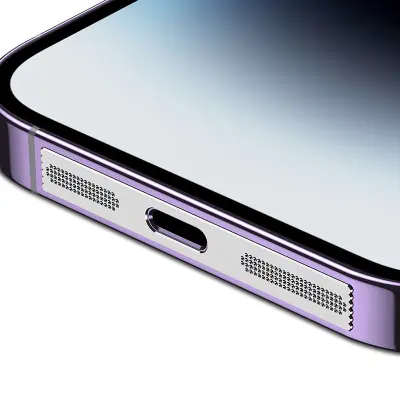 Mreža za zaščito pred prahom zvočnika za serijo iPhone 12/13/14 Silver