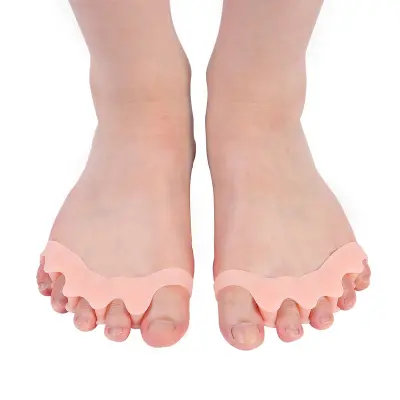 Ločilo prstov za Hallux valgus 1 par Beige