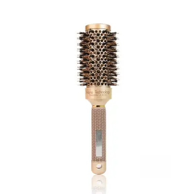 Okrogla krtača za sušenje las iz merjasčevih ščetin