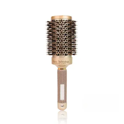 53# Okrogla krtača za lase s ščetinami merjasca za feniranje