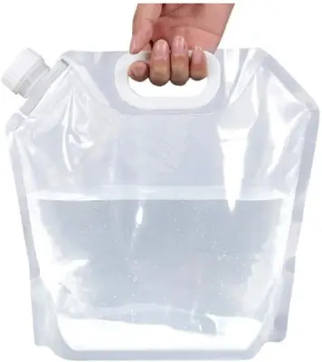 Zložljiva vreča za vodo - 10 litrov Transparent