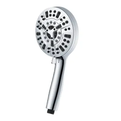 Tuš glava z 10 funkcijami in pršilno pištolo Silver