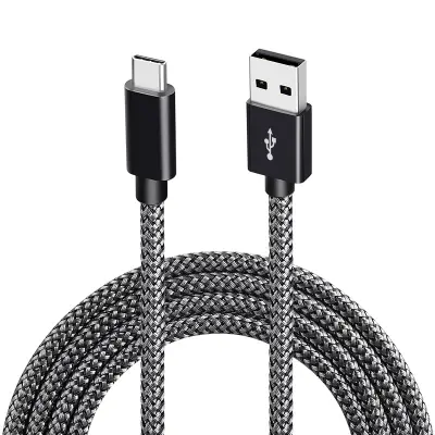 USB 2.0 v USB-C kabel 3A hitro polnjenje Black 2 m