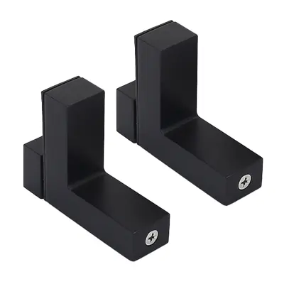 Nastavljiv nosilec za police / stenski nosilec za 2 paketa polic Black