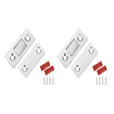 Magnetna ključavnica / nevidne magnetne vratne ključavnice iz nerjavečega jekla 2 kom Silver