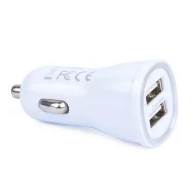 Avtopolnilec 5V / 2.4A Dvojni USB z LED