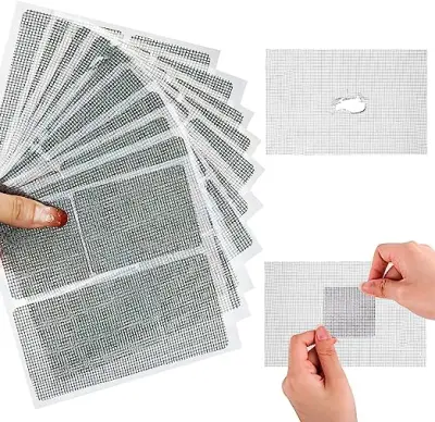 Obliži za popravilo komarnikov v oknih, 12x12 cm