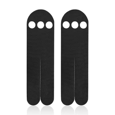Vnaprej izrezan športni trak Breathable Sport Athletic Tape 2 para Black
