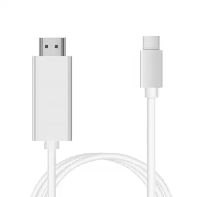 Kabel USB-C v HDMI 4K (2 metra) White