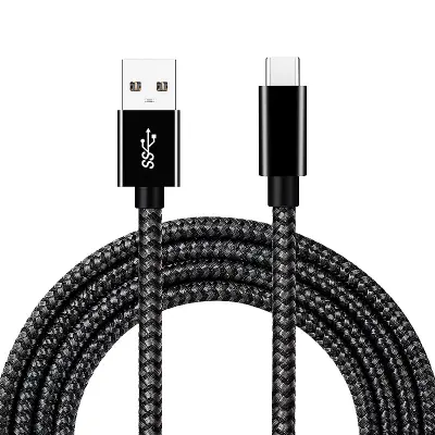 Podatkovni kabel USB A v tip C 3.2 60 W Black+Grey S