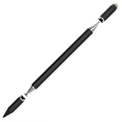 3-v-1 kapacitivno magnetno pisalo, združljivo z Apple/Huawei/Xiaomi/Samsung Black